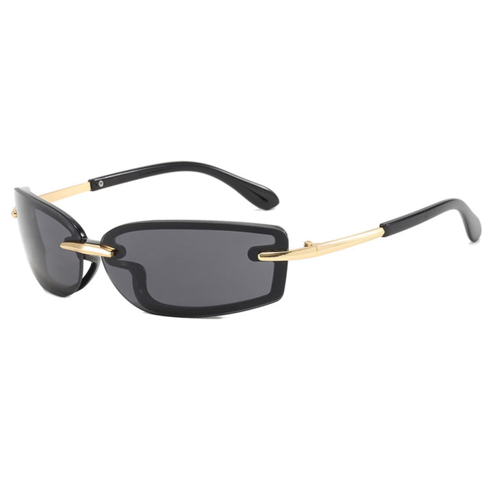Dame trendy solbrille med moderne design og UV-beskyttelse Luvikno