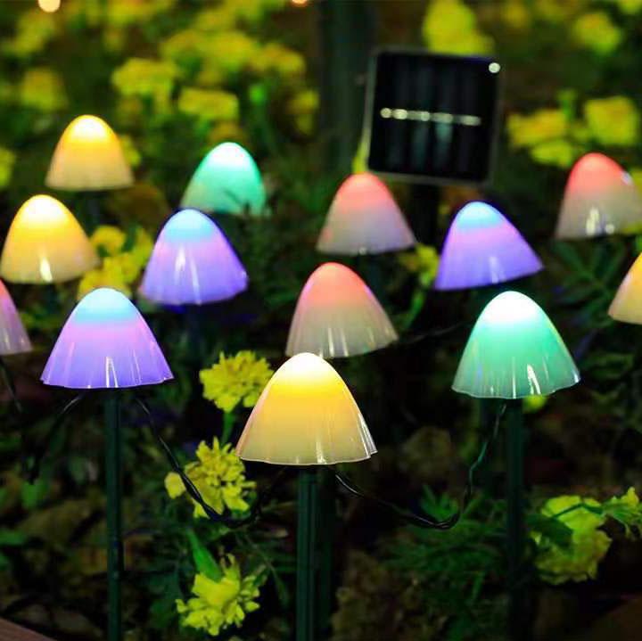Samtidig Kreativ Plast Solenergi LED Sopplamper Lyskilder For Utendørs Terrasse | Luvikno