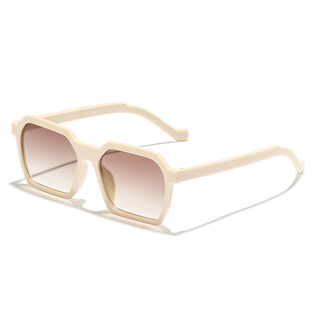 Dame moterik solbrille med innovativt åttekantet design Luvikno