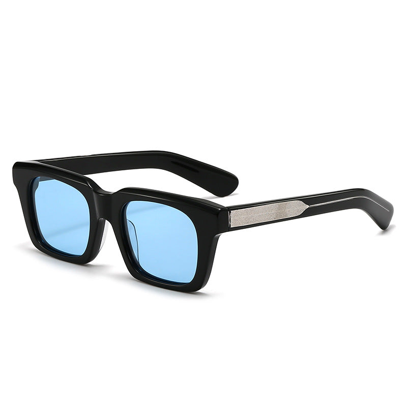 Dame kvadratisk solbrille med klar fargegradient og UV-beskyttelse Luvikno