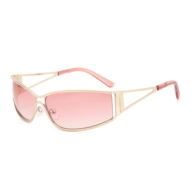 Damer Sporty Solbriller med elegant ramme Luvikno