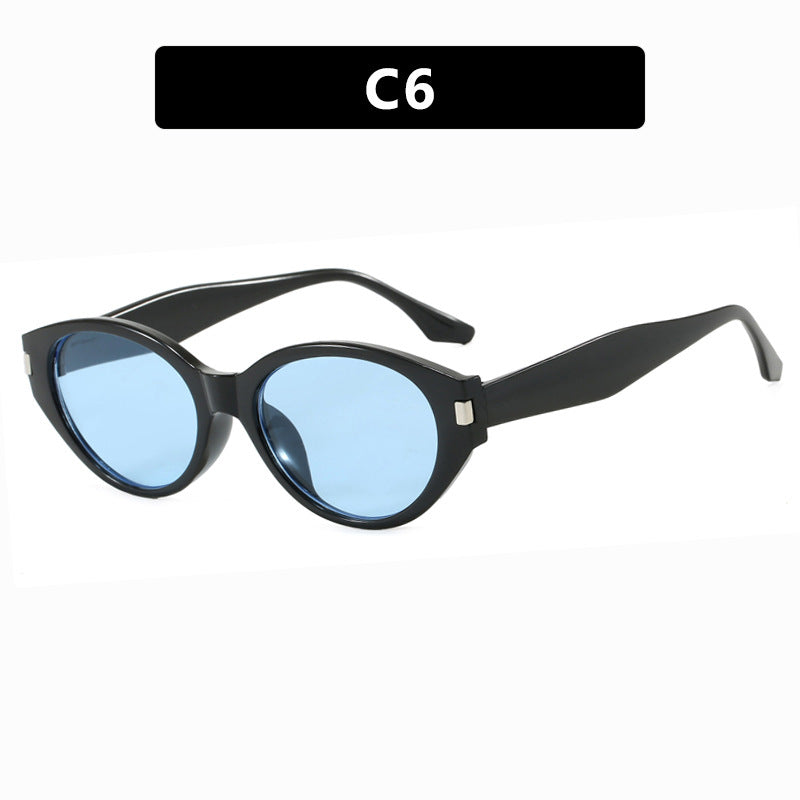 Dames moteriktig solbrille i elegant cat-eye stil Luvikno