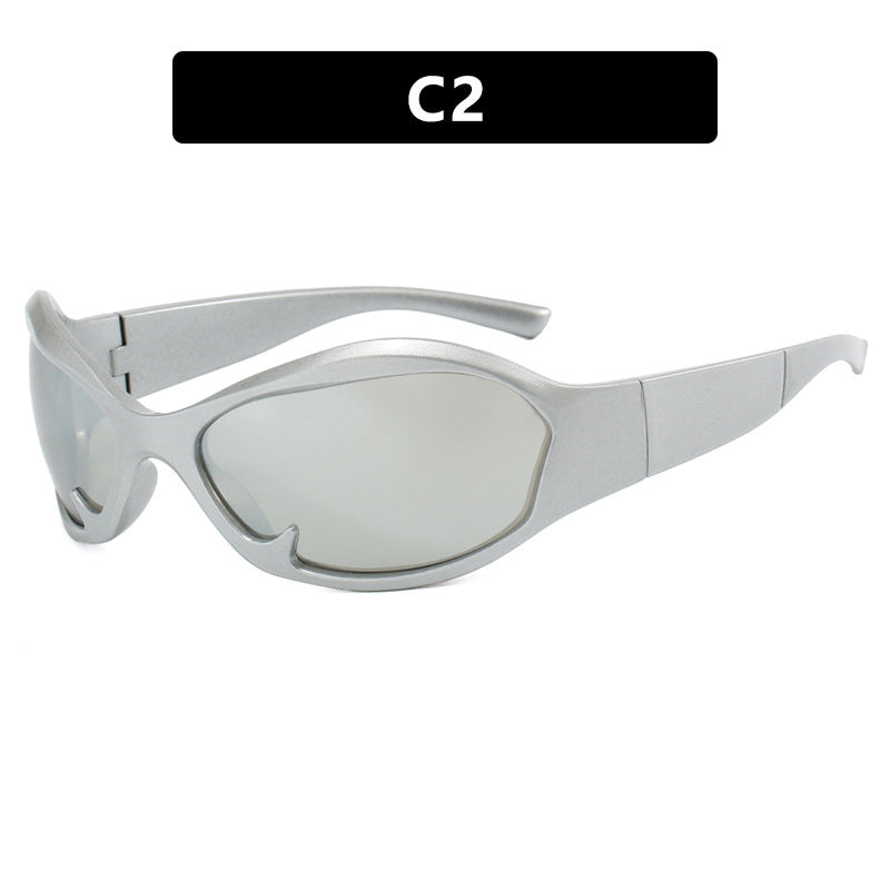 Dame Sport-solbrille med slitesterkt design og beskyttende UV-filter Luvikno