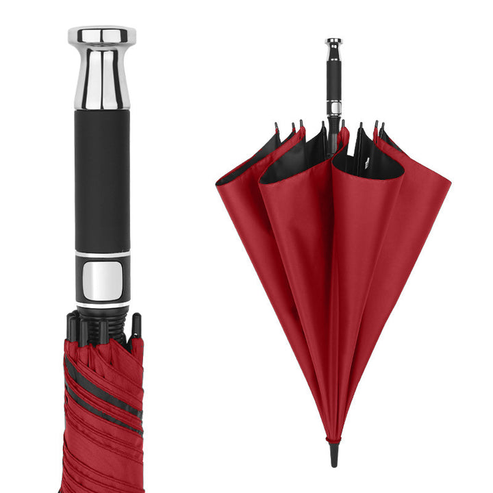 Damen Premium Regenschirm mit doppelter Stoffschicht Luvikno