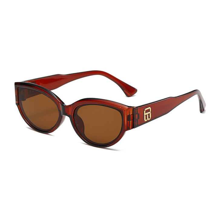 Dame trendy Cat-Eye solbriller med luksuriøs design Luvikno