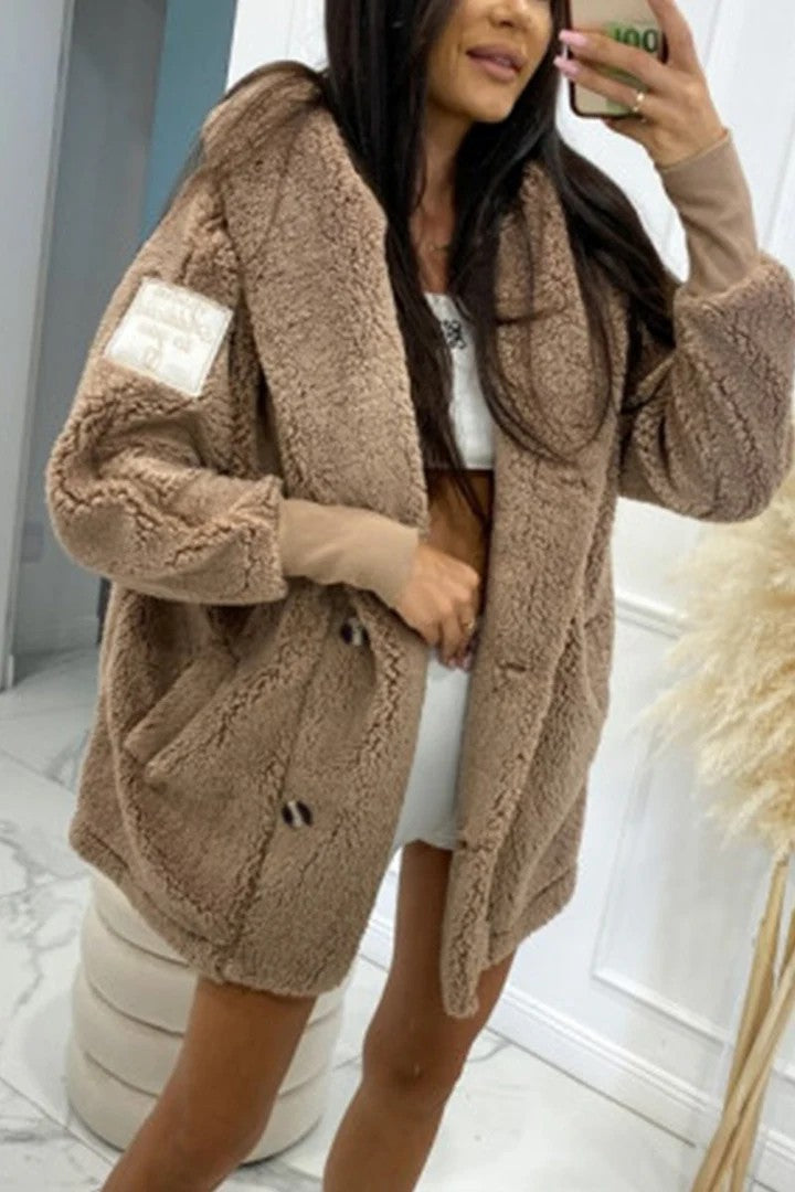 Luvik | Dame Oversized Teddyjakke