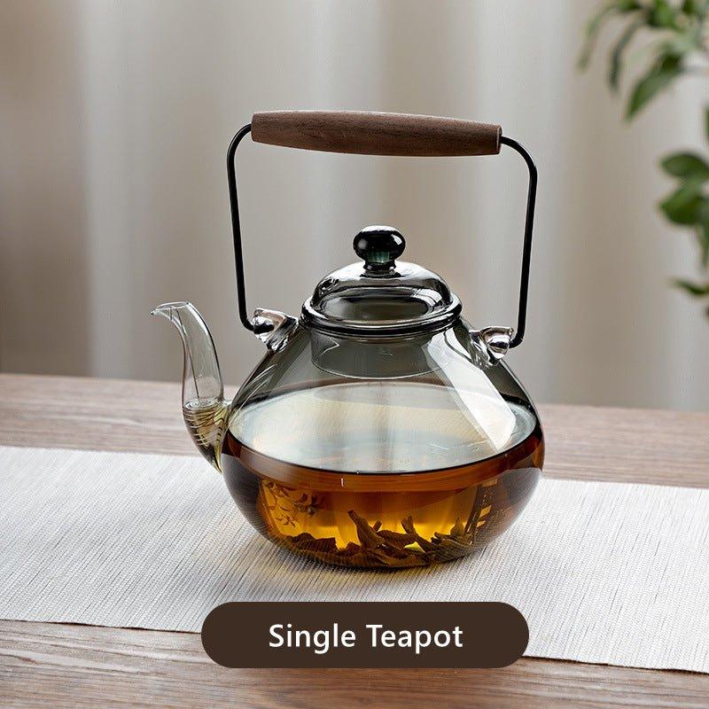 Trekk og Glass Fusion Te kopper Sett | Luvikno