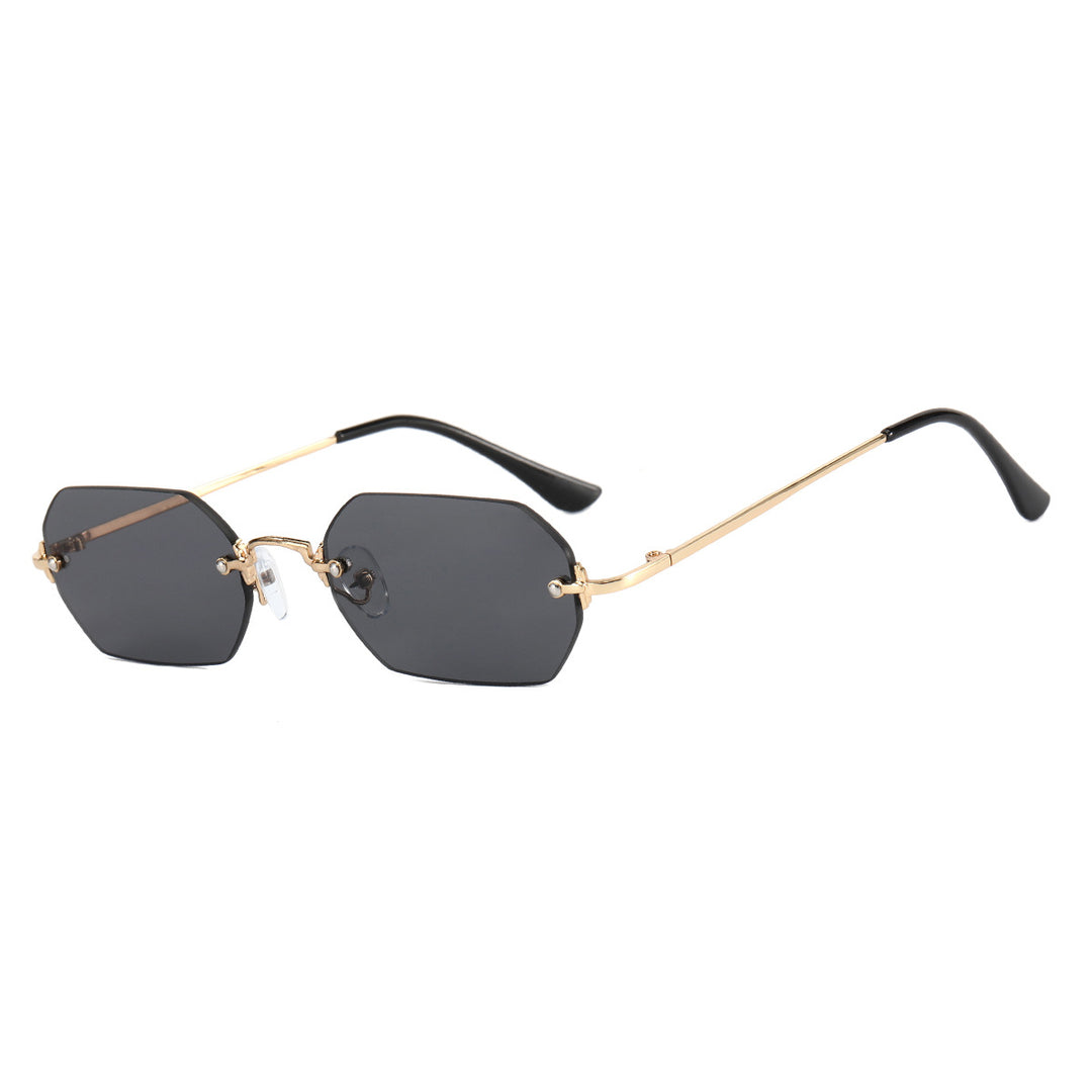 Damer moterik solbrille med innovativt heksagonalt design og UV-beskyttelse Luvikno