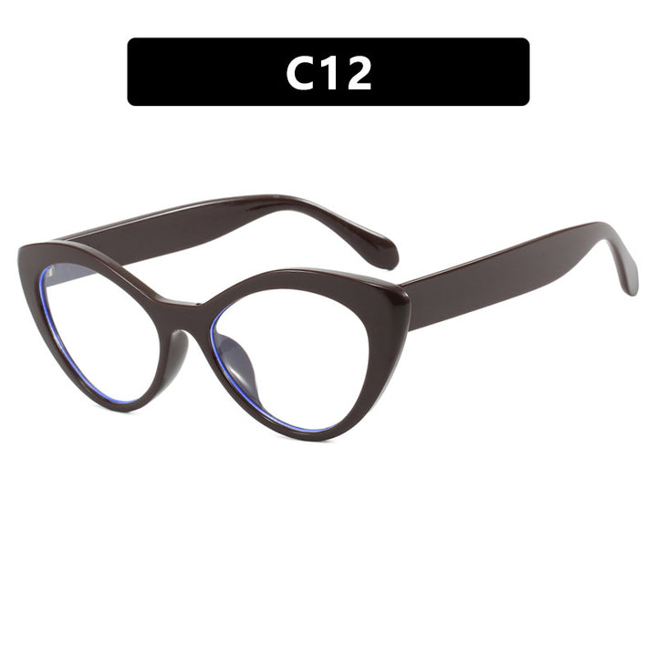 Damer kreative Cat-Eye briller Luvikno