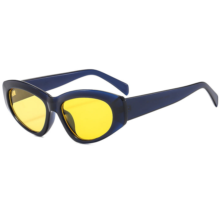 Dame Cat-Eye solbriller med moderne design og høykvalitets linser Luvikno