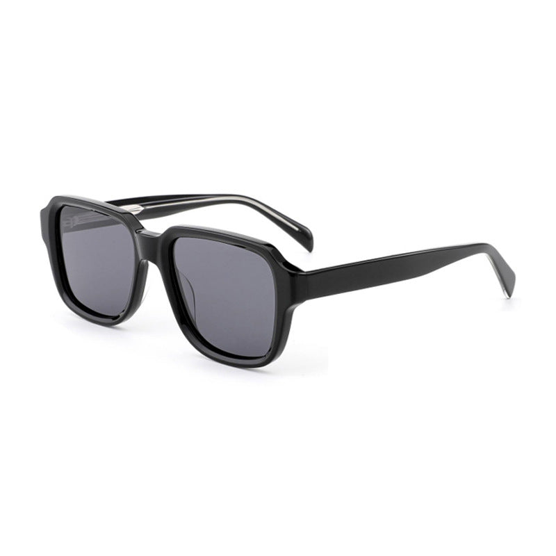 Dame kvadratisk solbrille med moderne mønster Luvikno