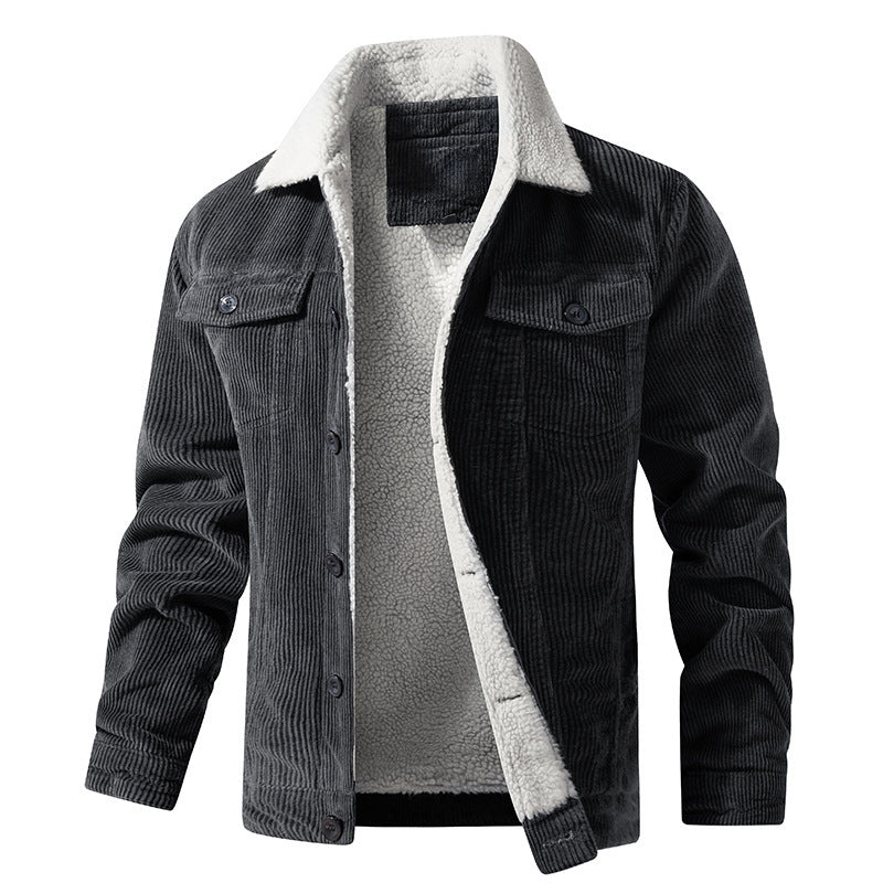 Luvik | Menns Vintage Sammet Fuzzy Fleece