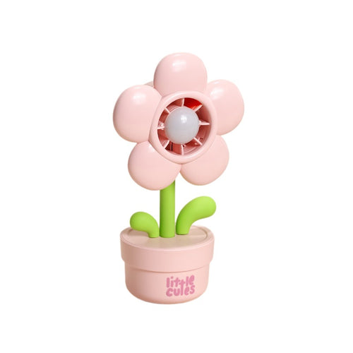 Blomstertema Mini Skrivebords Kjølevifte Luvikno