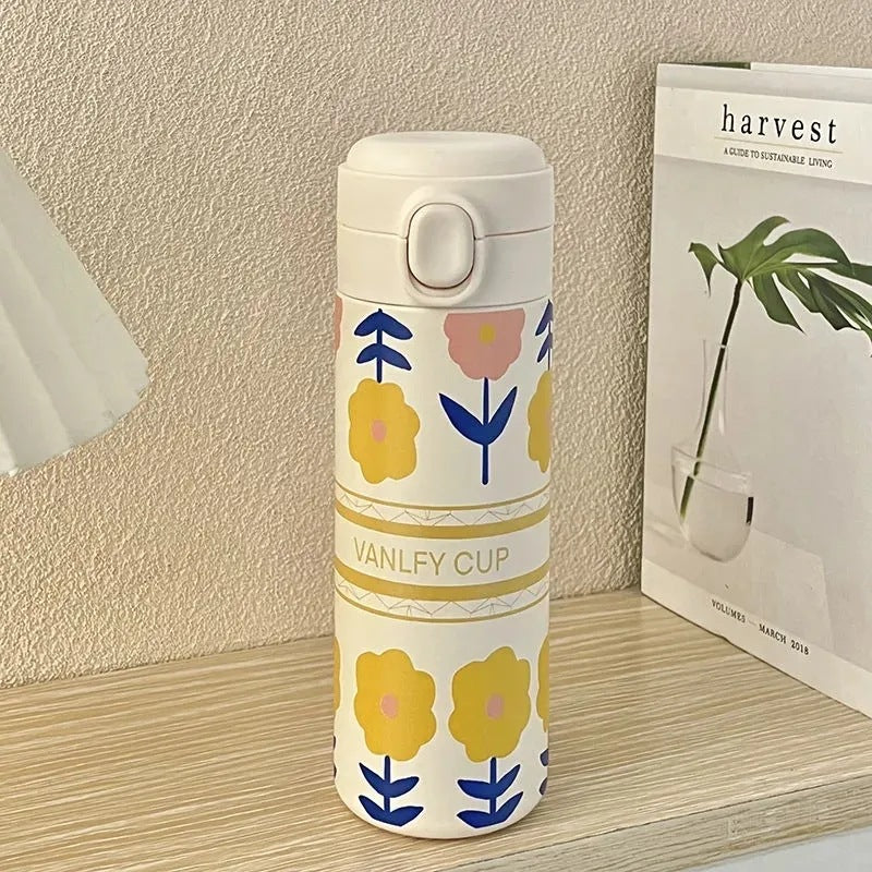 Dame isolert drikkeflaske med variert motiv Luvikno