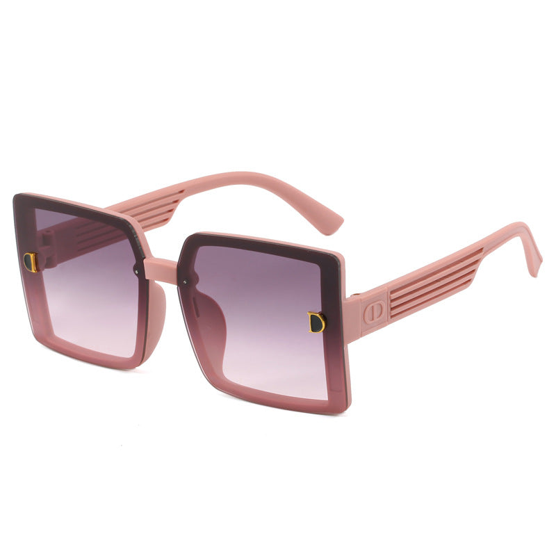Dame firkantet solbrille med ergonomisk ramme og UV-beskyttelse Luvikno