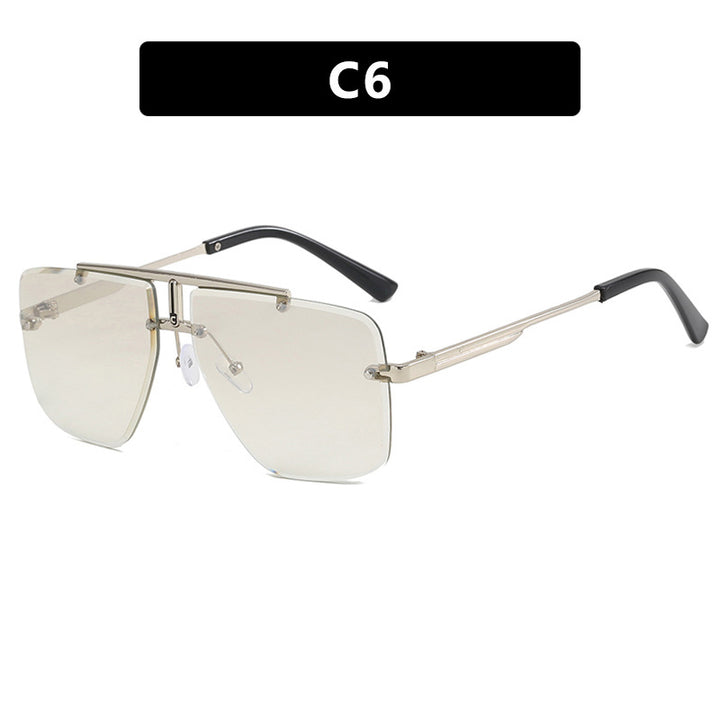 Dame kvadratisk solbrille i stilfull minimalistisk design Luvikno