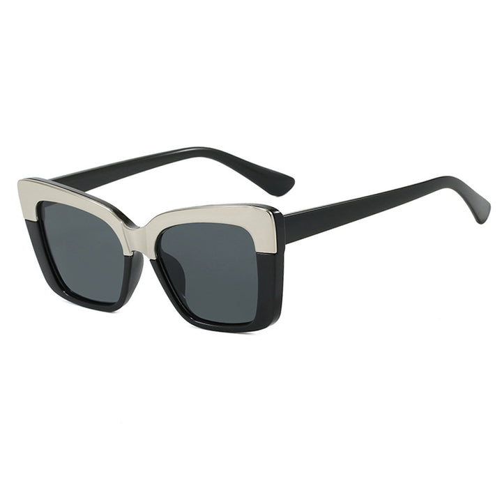 Dames moteriktig brille i trendy geometrisk design Luvikno