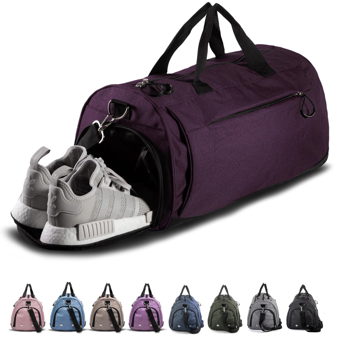 Dame sport bag med separat sko rom Luvikno