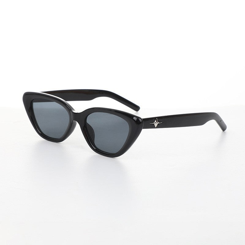 Dame Cat-Eye solbriller med elegant design og UV-beskyttelse Luvikno