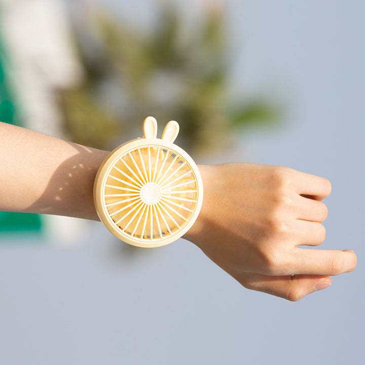 Unisex Bærbar Håndvifte med integrert Armbånd og fleksibel Lene Luvikno