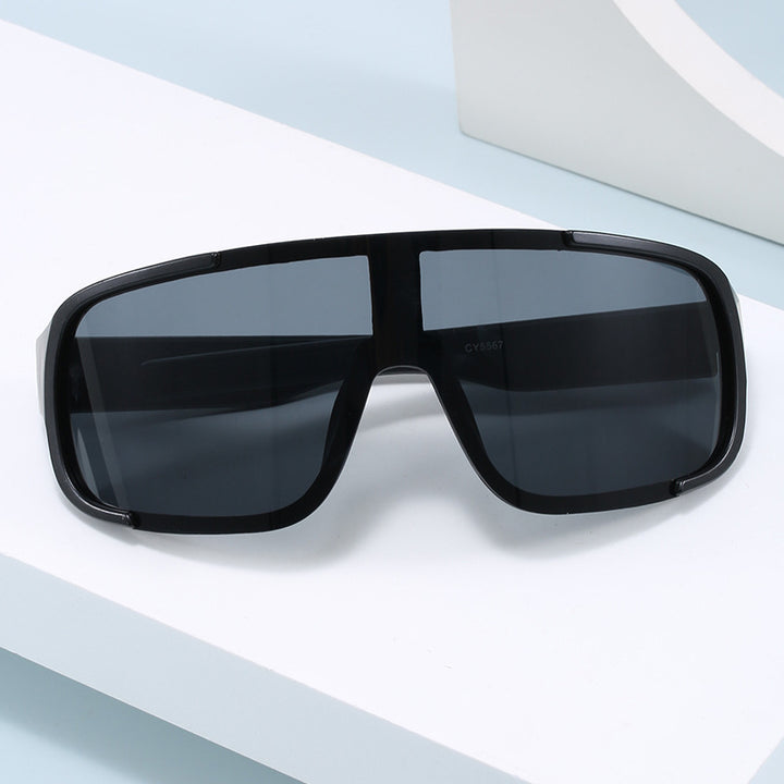 Damen moteriktig sportssolbrille med bred UV-beskyttelse Luvikno