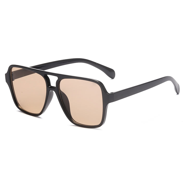 Dame kvadratisk solbrille med elegant overgangsramme Luvikno