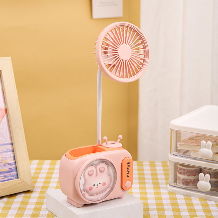 Unisex Bærbar Mini-Vifte med kreativt Panda-design Luvikno
