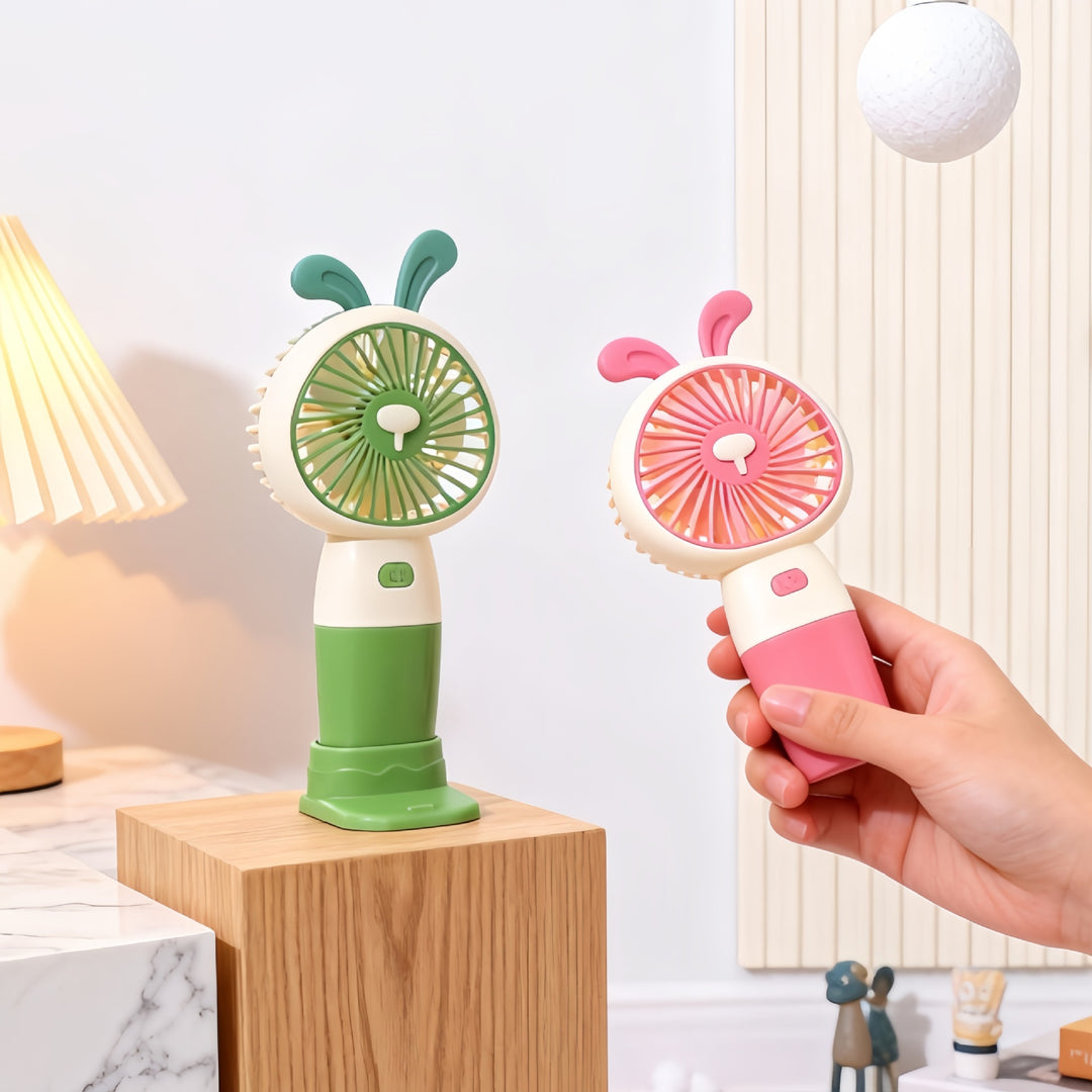 Damer Bærbar Dyre Mini-Ventilator med USB-tilkobling Luvikno
