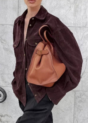 Luvik | Chic - Nahkatakki Overshirt