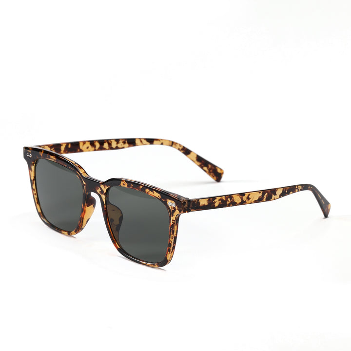 Dame quadratisk solbrille med elegant skilpadde-ramme Luvikno