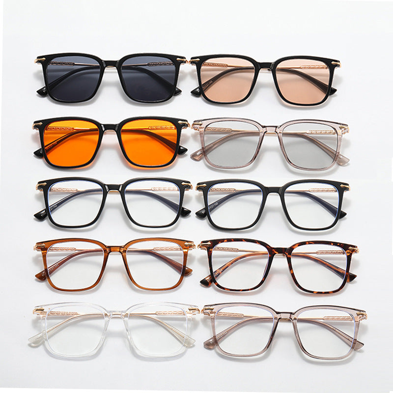 Dame firkantet designerbrille med elegant ramdesign Luvikno