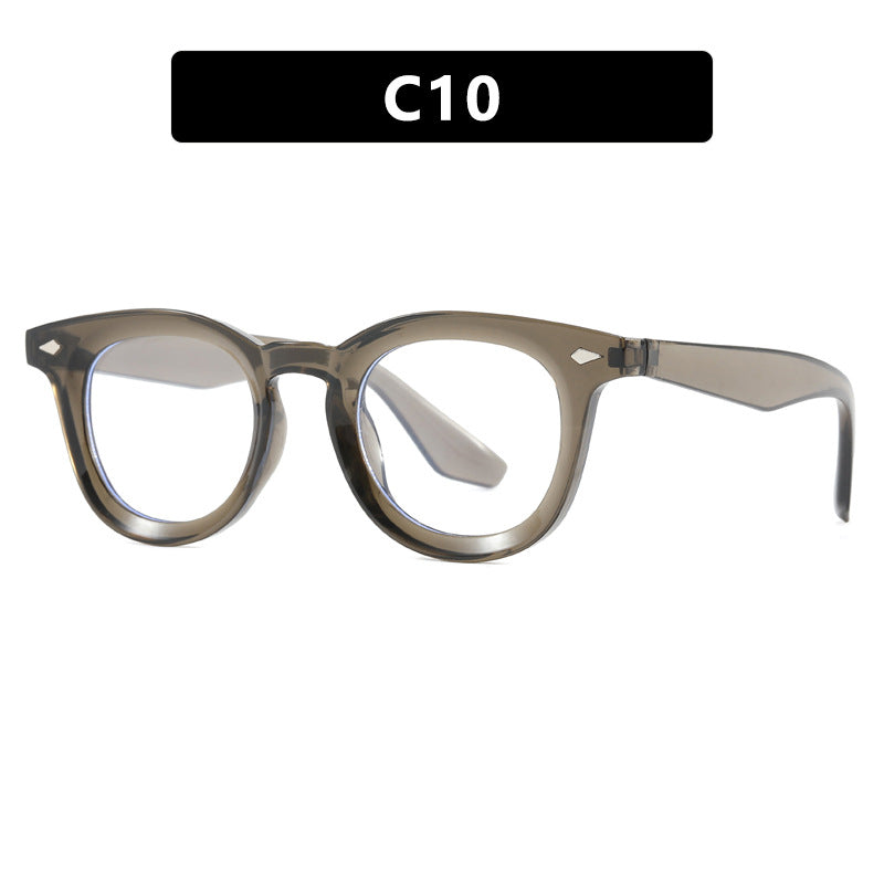 Damen modische Cat-Eye solbrille med transparent ramme Luvikno