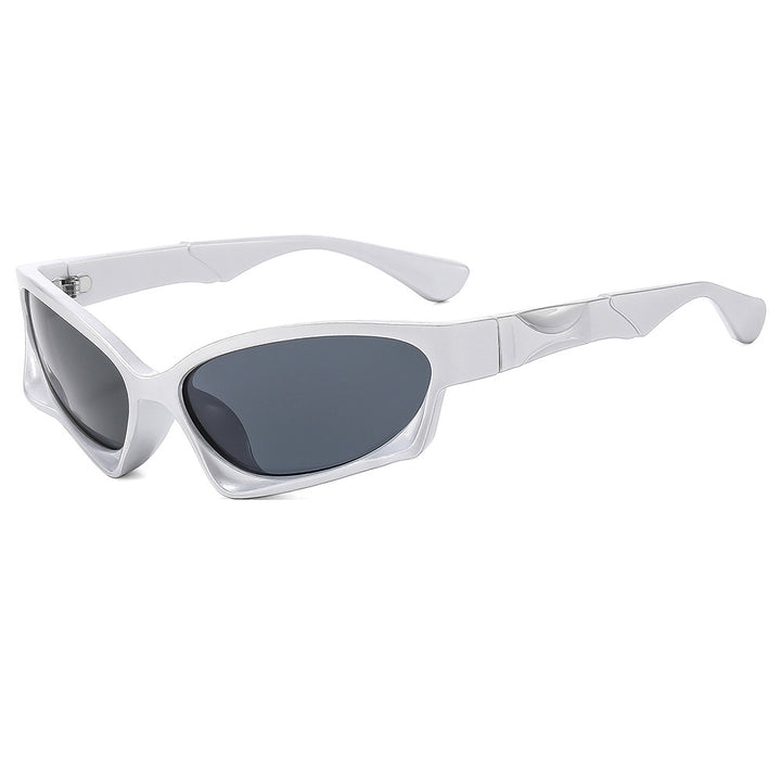 Dame sporty solbrille med moderne, aerodynamisk design Luvikno