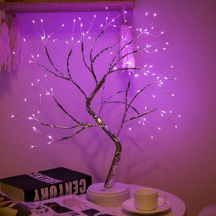 LED Bordlampe med Fargerike Tre Lys Luvikno