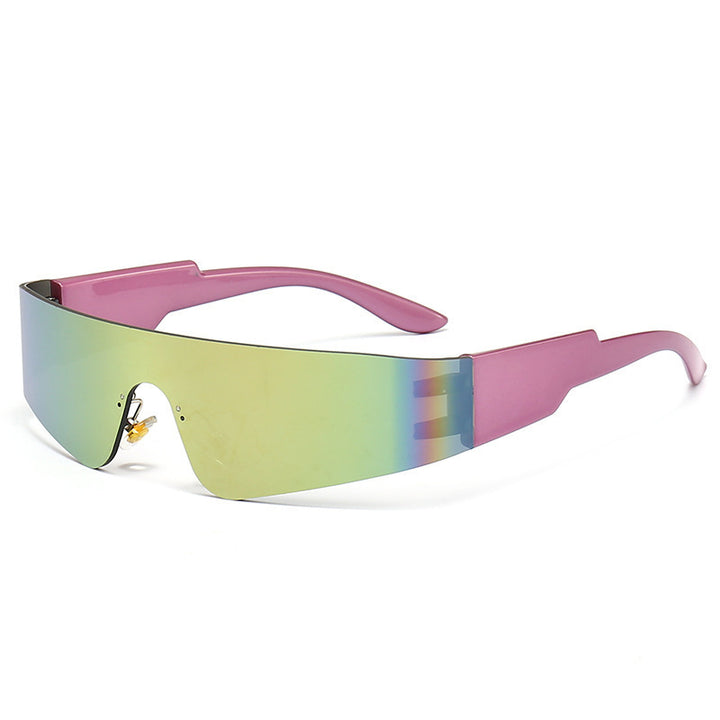 Dame Sporty solbriller med futuristisk design Luvikno