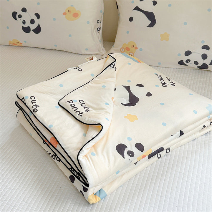 Dame Koseteppe med dyremotiver Luvikno