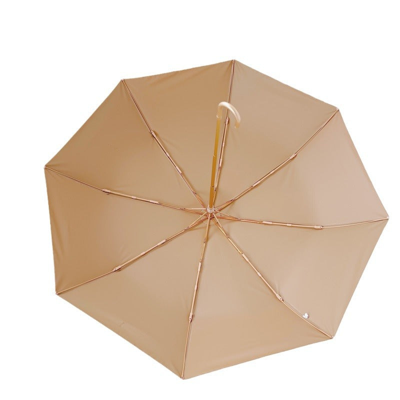 Dame sammenleggbart paraply med elegant hjerte-design Luvikno