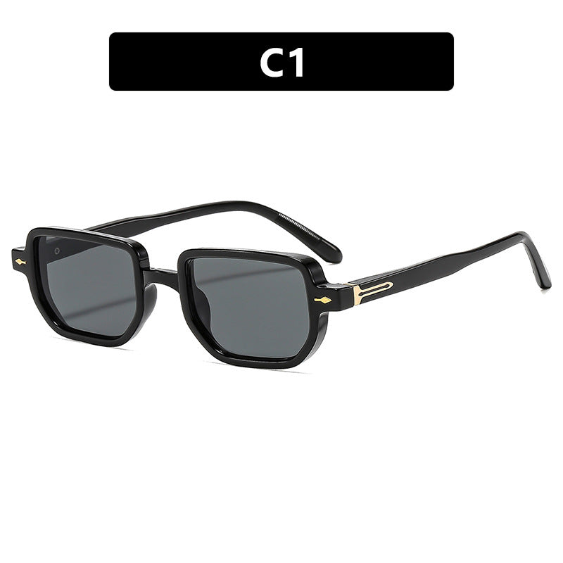 Dame kvadratisk solbrille med elegant design og polariserende glass Luvikno