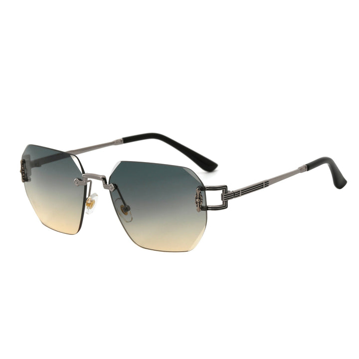 Dame Designer-solbrille i moderne, geometrisk design Luvikno