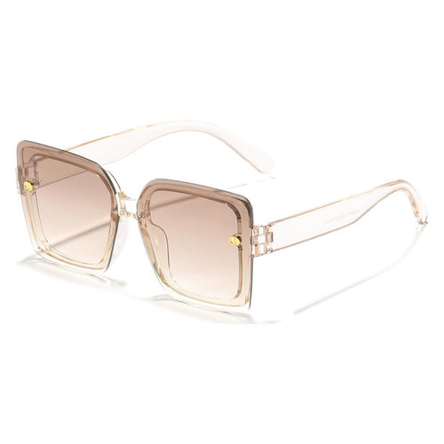 Dame moteriktig solbrille med kvadratisk design og høykvalitets ramme Luvikno
