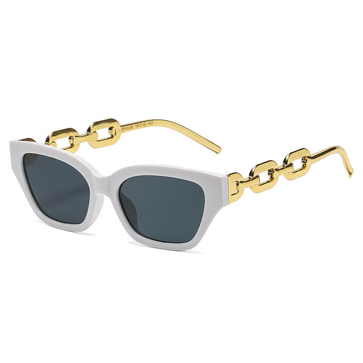 Dame solbrille med unikt kjededesign Luvikno