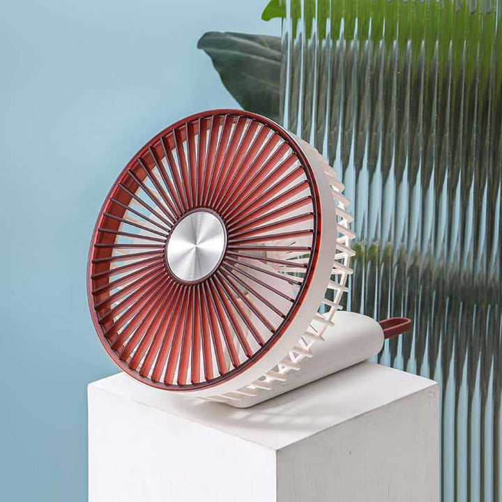 Dame Bærbar Mini-vifte med kreativ design og justerbar ventilasjon Luvikno