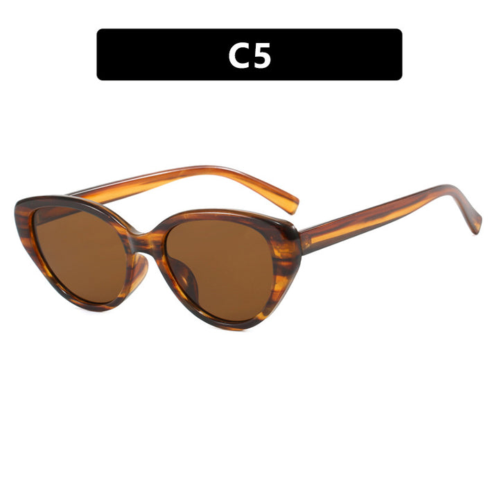 Dame Cat-Eye solbriller med moderne design og UV-beskyttelse Luvikno