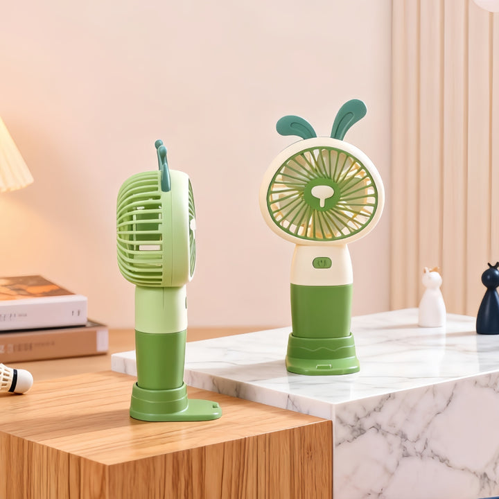 Damer Bærbar Dyre Mini-Ventilator med USB-tilkobling Luvikno
