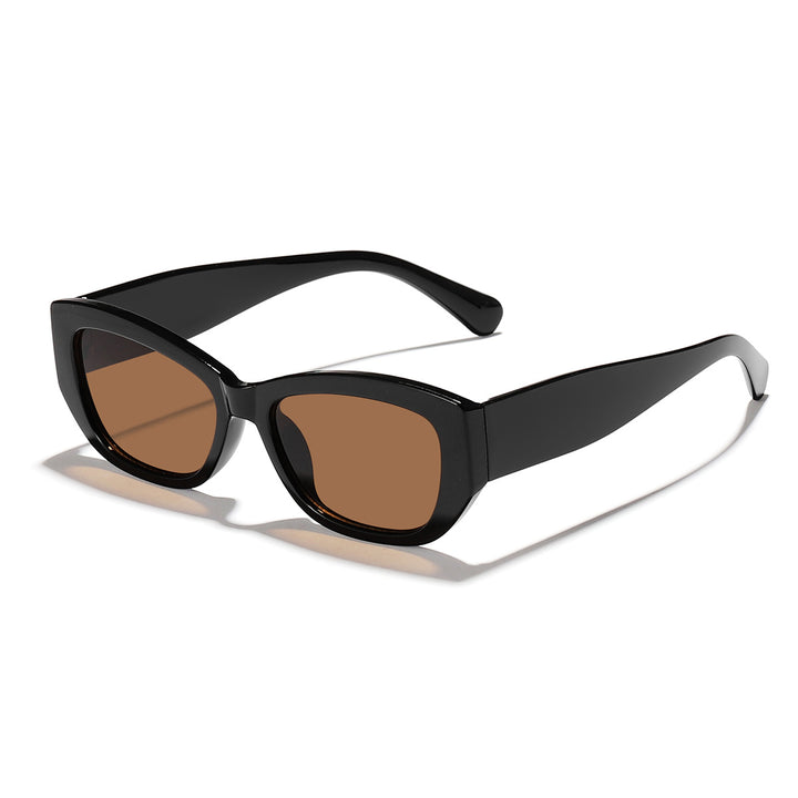 Dame Cat-Eye solbriller med robust ramme og UV-beskyttelse Luvikno