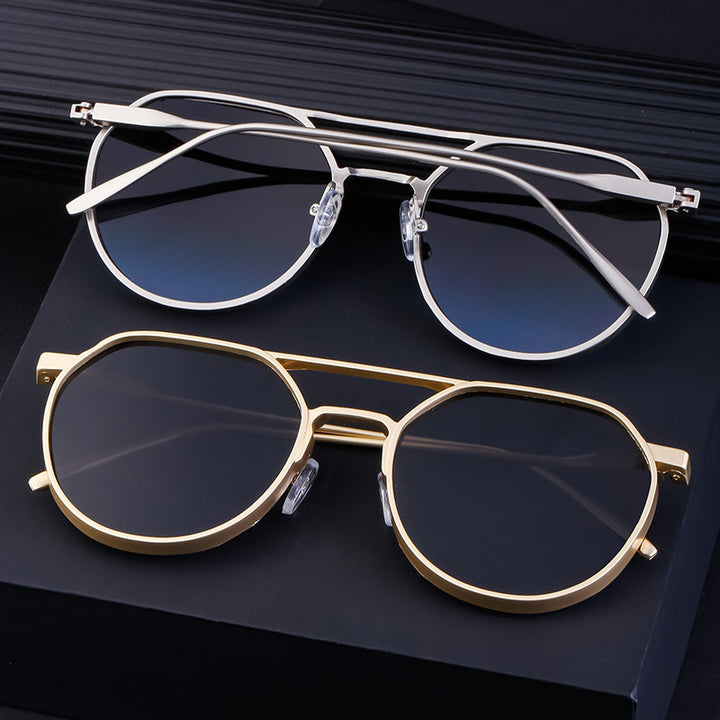 Dame moterik solbrille i stilfullt rundt design Luvikno
