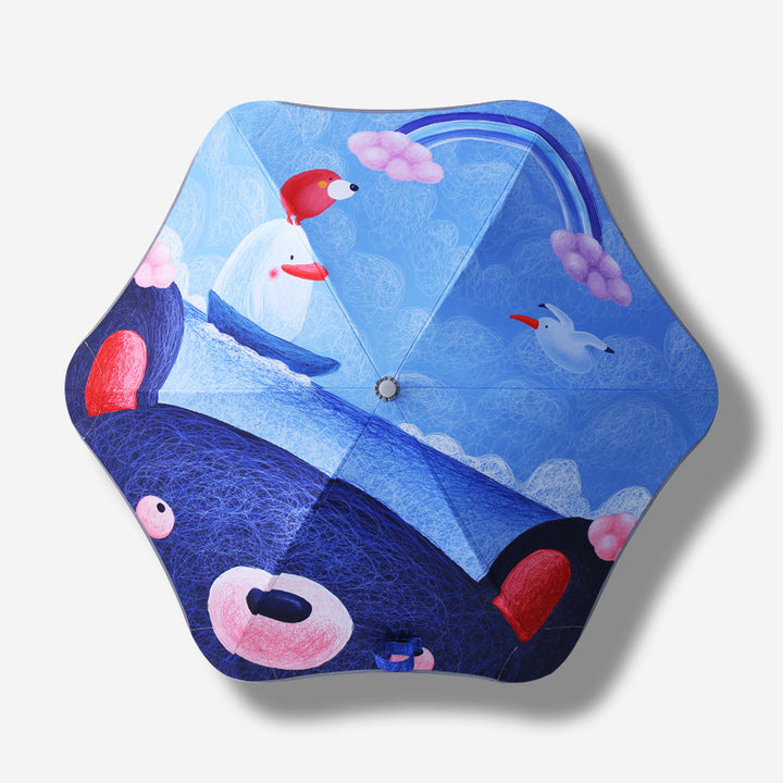 Damer kreativ kunst-paraply Luvikno