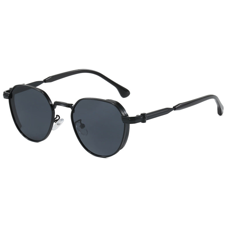 Dame geometrisk solbrille i moderne design Luvikno