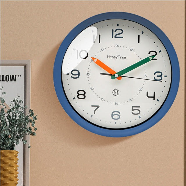 Luvikno | Silent Sweep - Stilig Silent Veggklokke for Barnerom