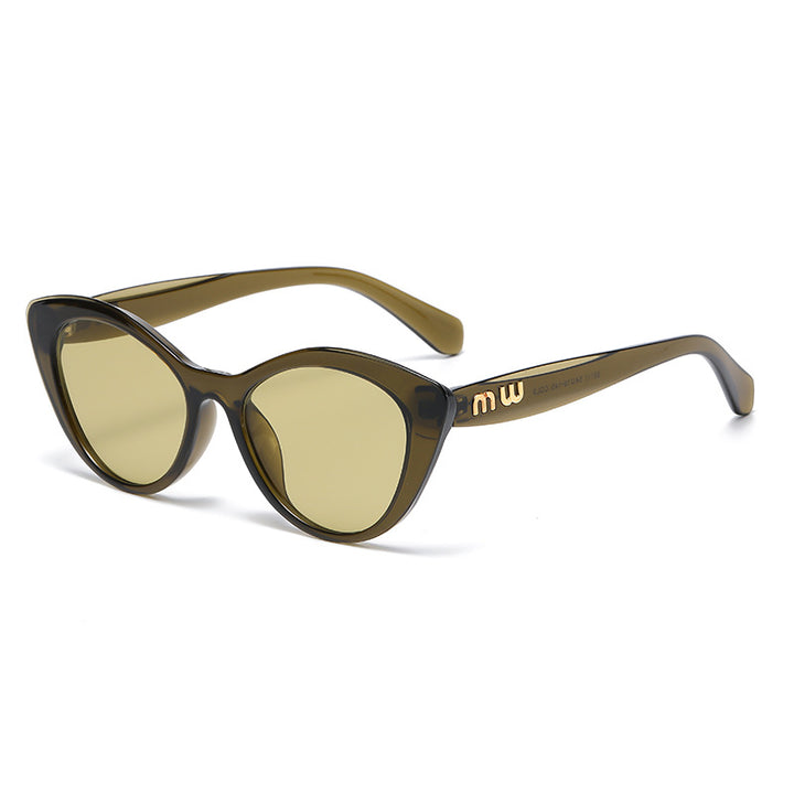 Kvinnenes fashionable cat-eye solbriller med UV-beskyttelse Luvikno